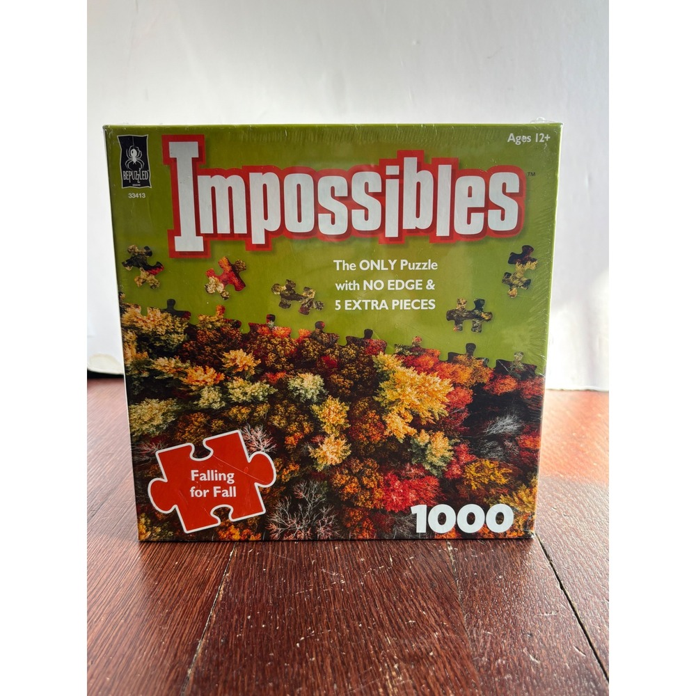 Bepuzzled Impossibles Falling for Fall 1000 Piece Borderless Jigsaw Puzzle 33413